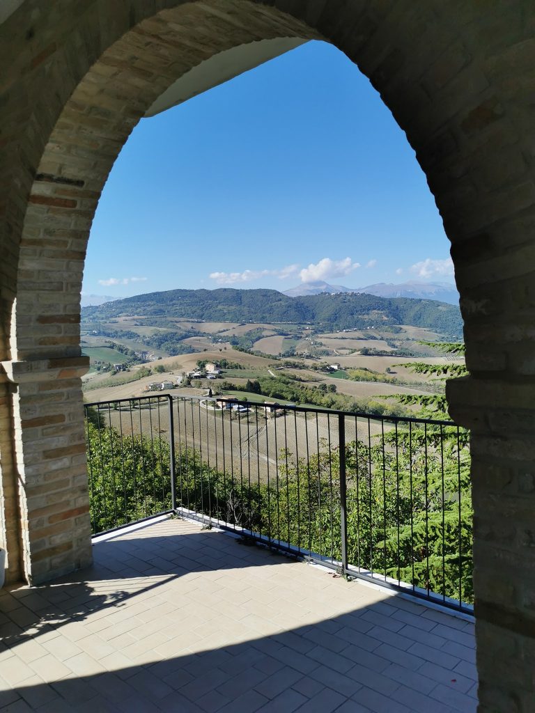Uno scorcio dal monastero